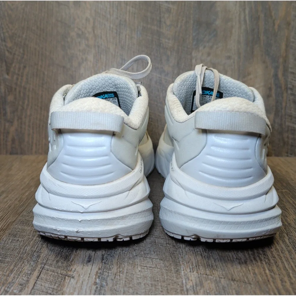 HOKA One Bondi SR Slip Resistant Harbor Mist / Lunar Rock Sneakers Womens Size 8